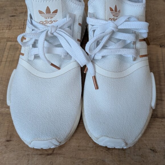 Adidas Originals NMD_R1 Shoes White/Rose Gold size 7.5 - Picture 6 of 6